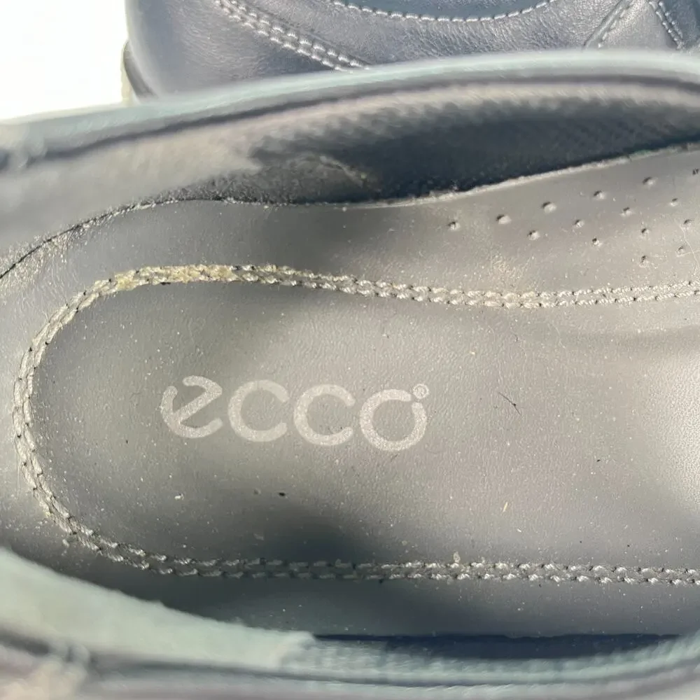 ECCO Dash Mary Jane Black Leather Comfort Flats Shoes Women's Size US 8.5 EU 39 - Picture 10 of 11
